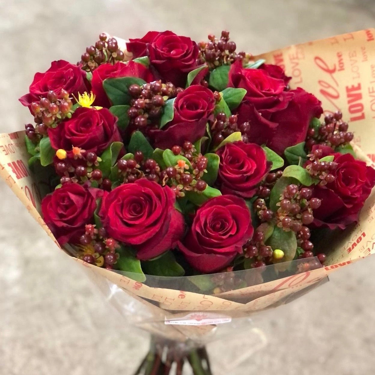 Ramo de rosas rojas para expresar tu amor en La Serena