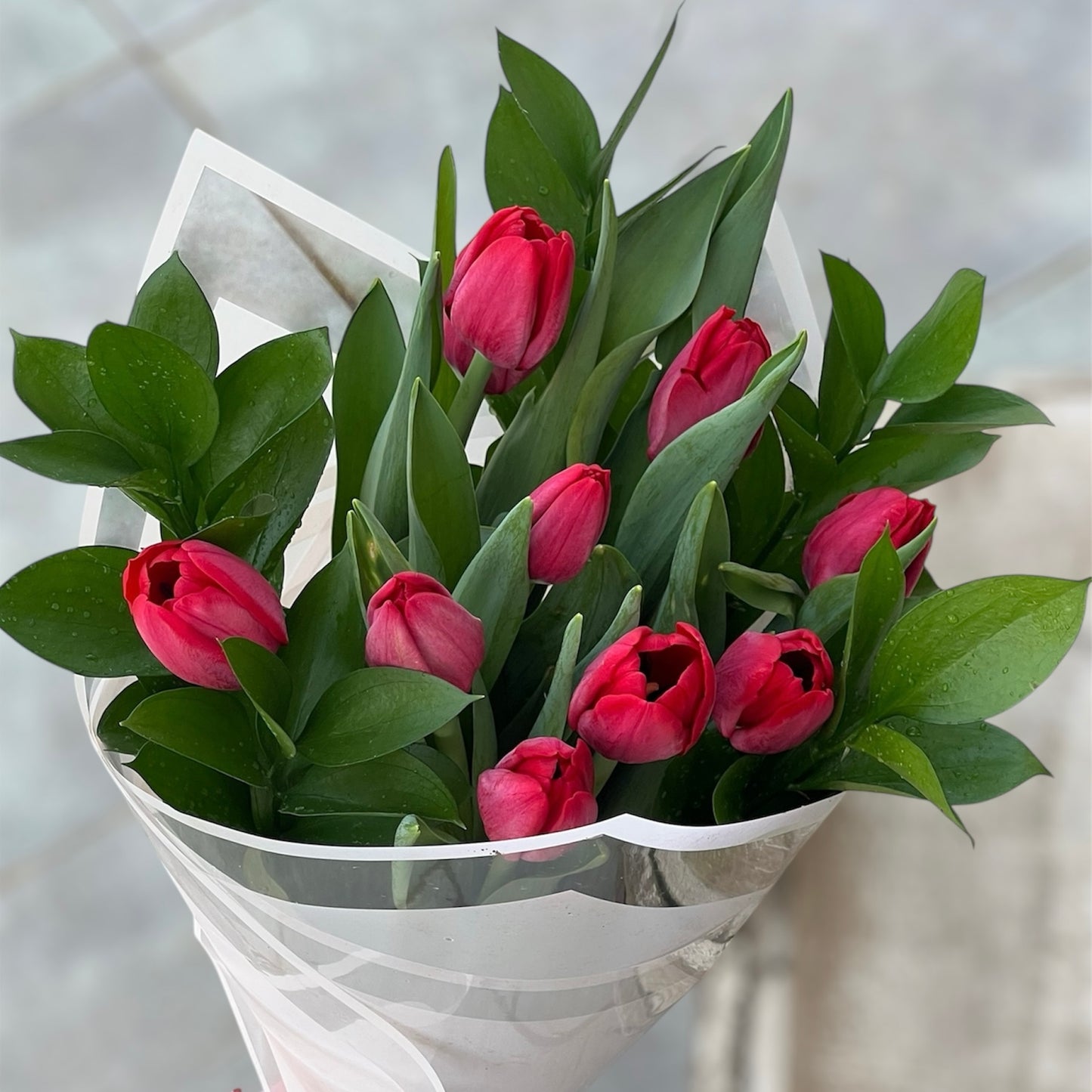 Ramo de Tulipanes Rojos