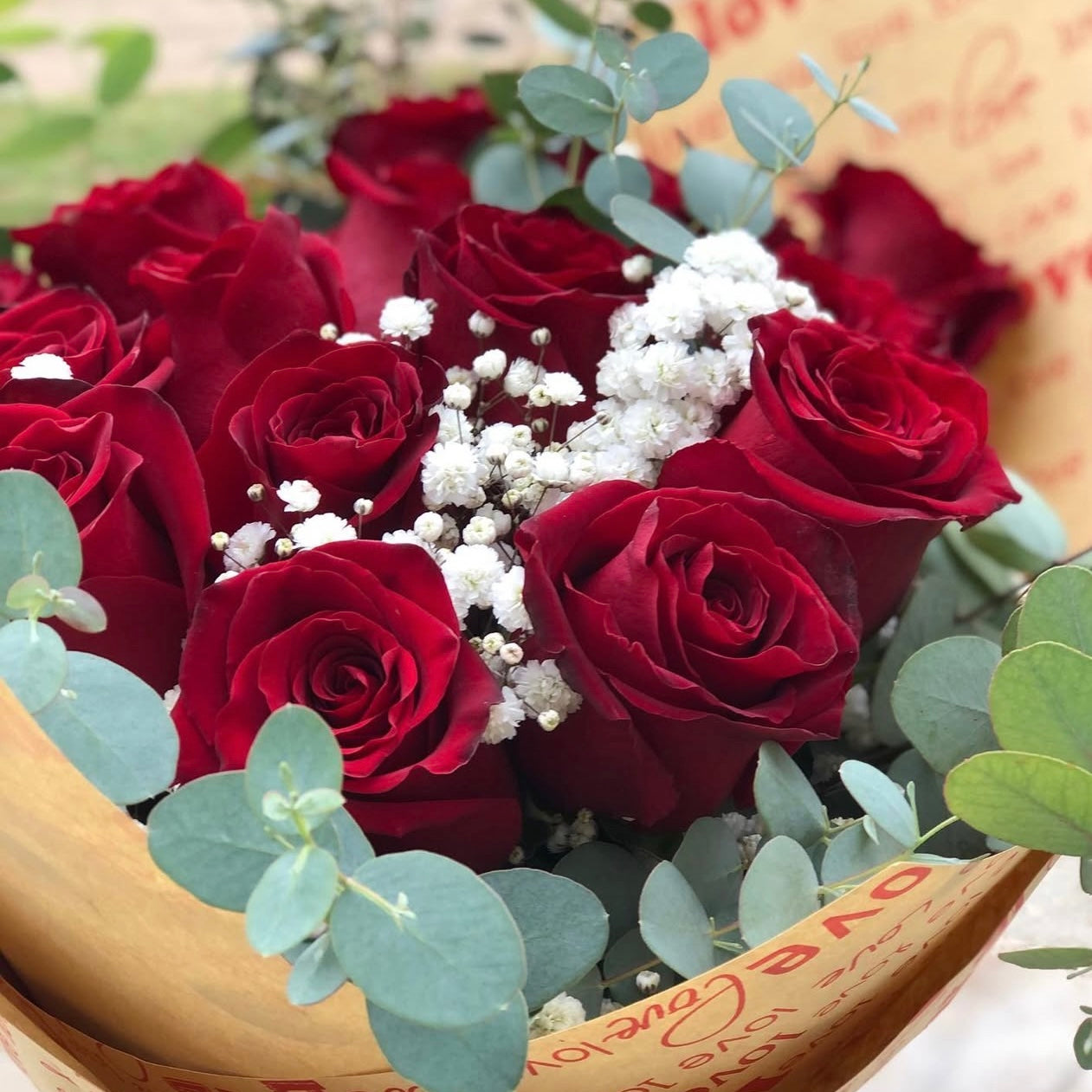 Ramo de 12 Rosas Rojas