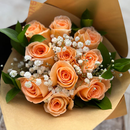 Ramo de Rosas Apricot