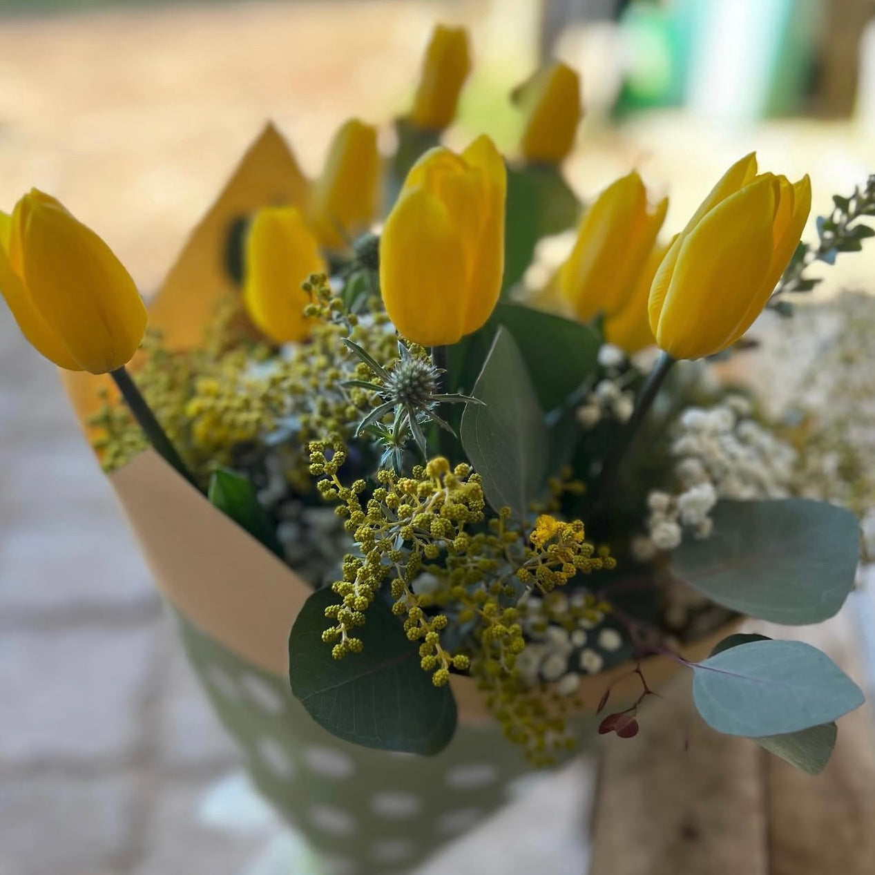 Ramo de Tulipanes Amarillos