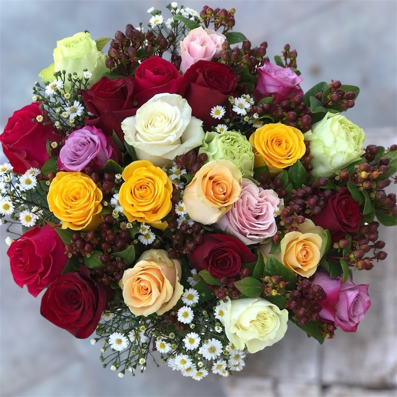 Canasto Mix de Rosas