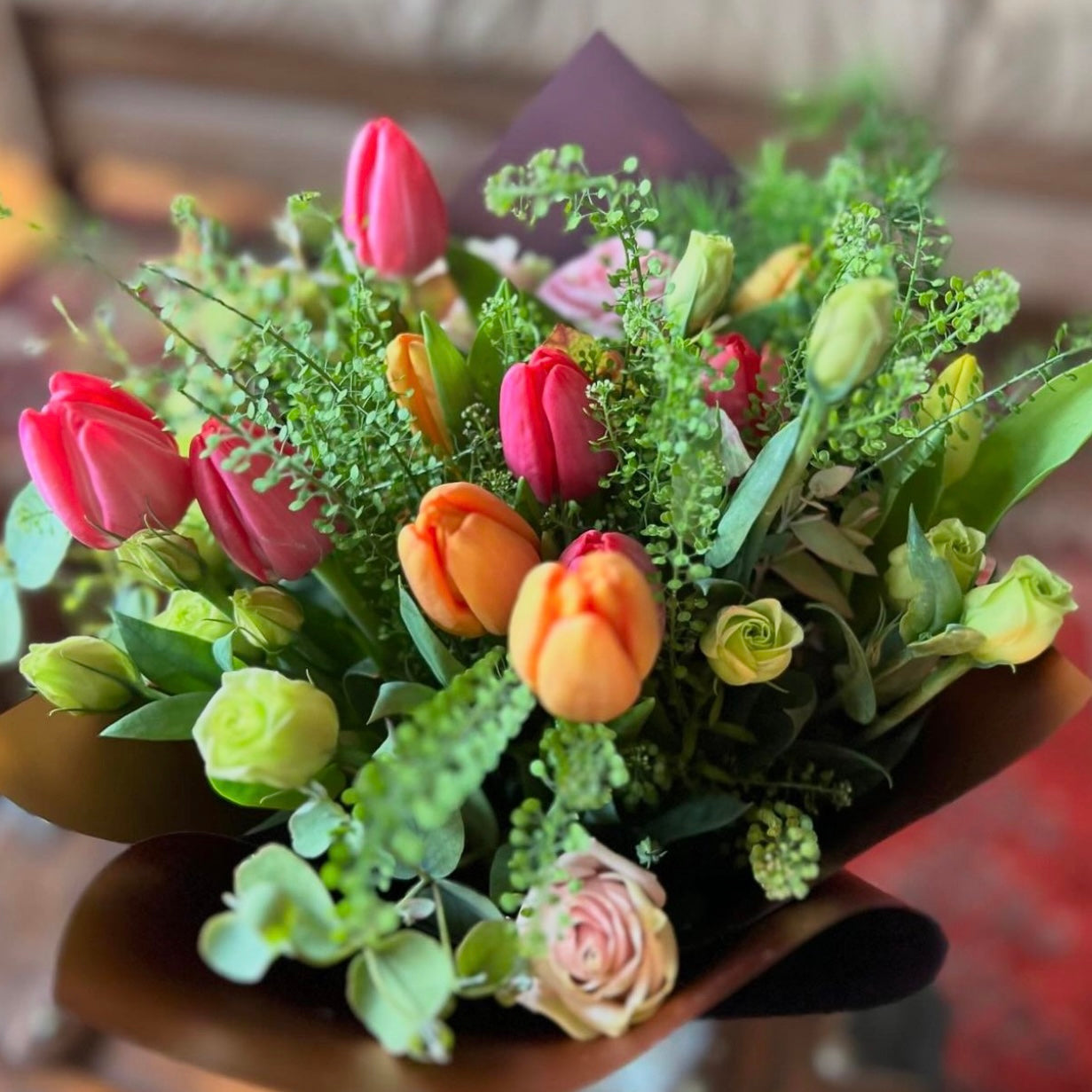 Tulipanes Mix Colores Vivos