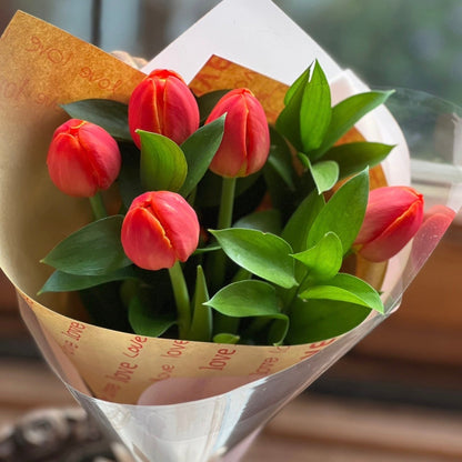 Ramo de Tulipanes Rojos