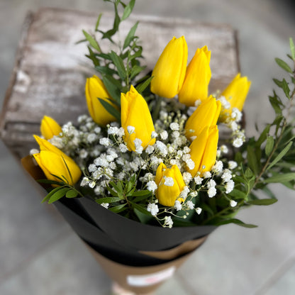 Ramo de Tulipanes Amarillos