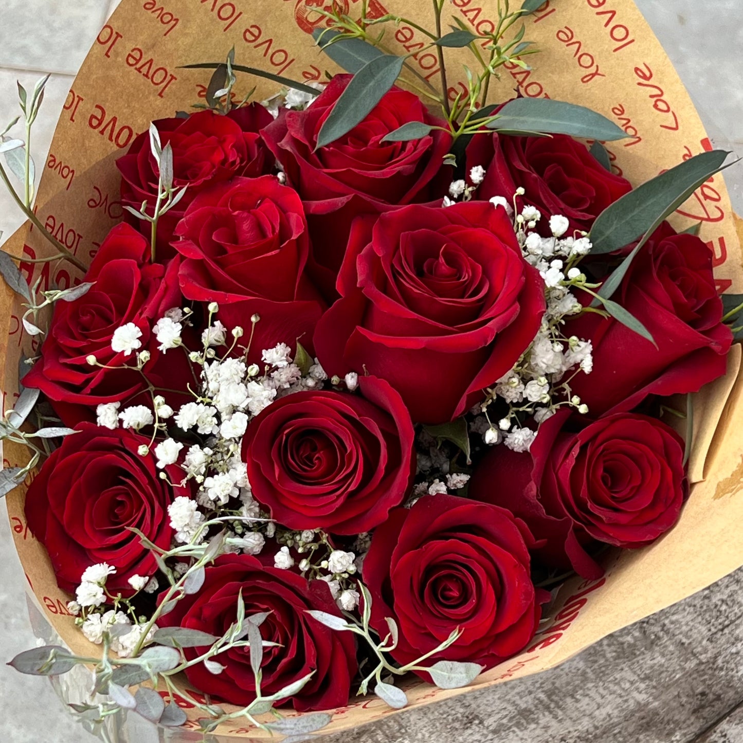Ramo de 12 Rosas Rojas