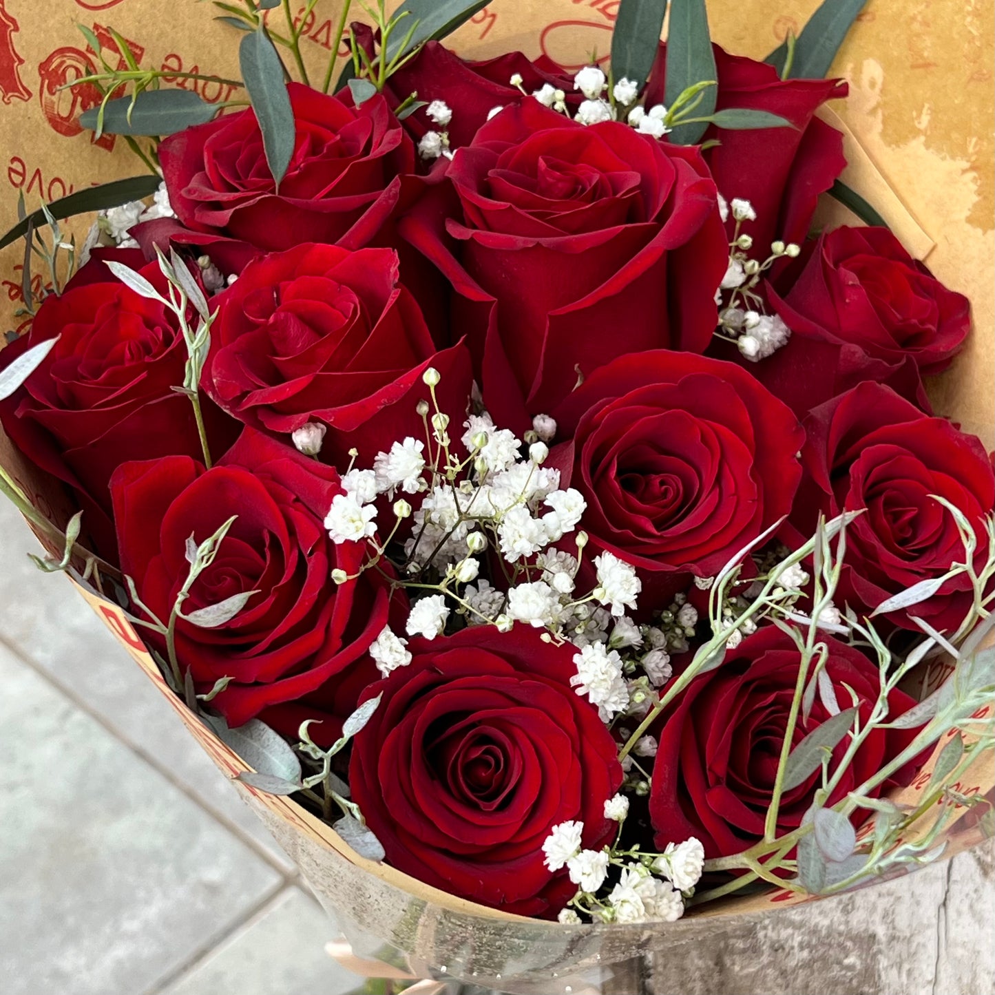 Ramo de 12 Rosas Rojas