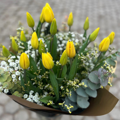 Ramo de Tulipanes Amarillos