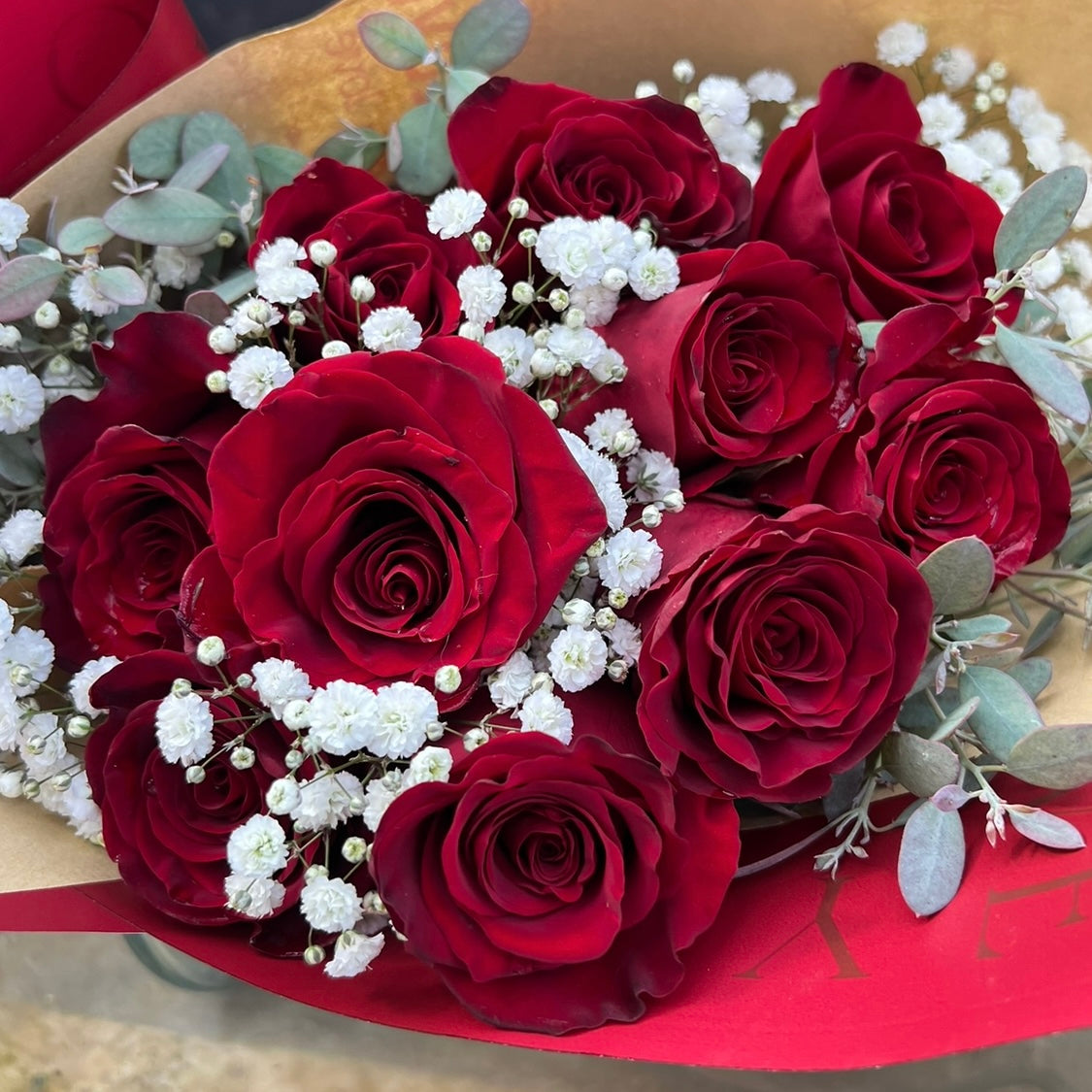 Ramo de 10 Rosas Rojas