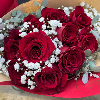 Ramo de 10 Rosas Rojas