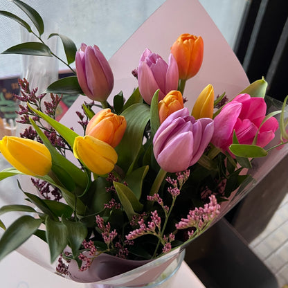 Tulipanes Mix Colores Vivos