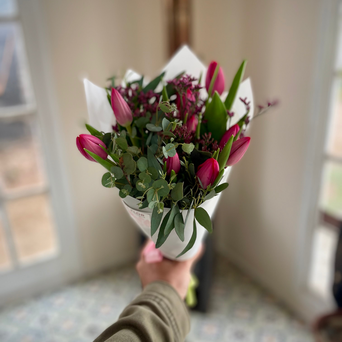 Ramo de Tulipanes Rosados