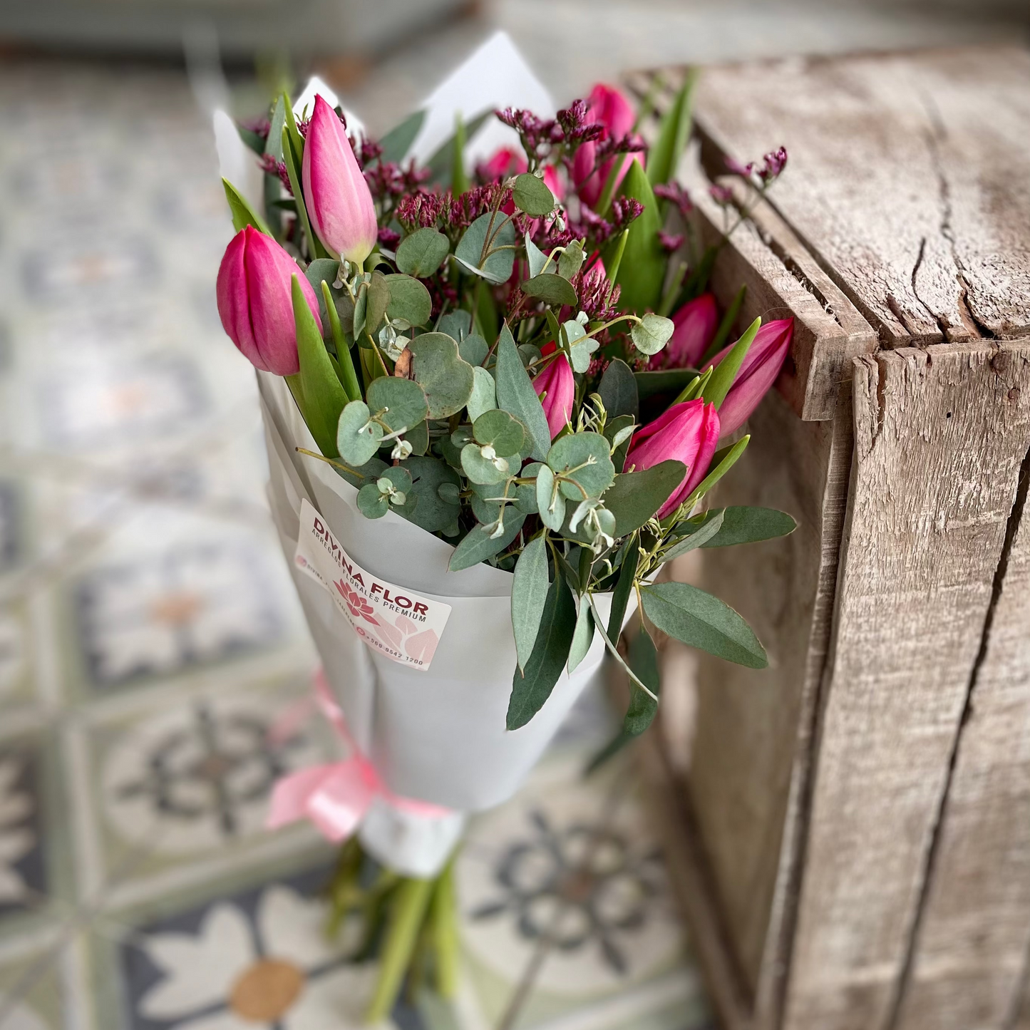 Ramo de Tulipanes Rosados