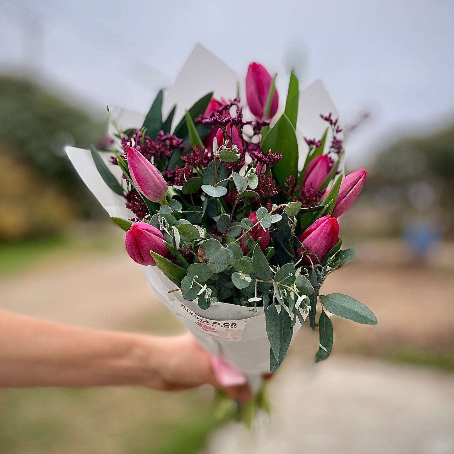 Ramo de Tulipanes Rosados