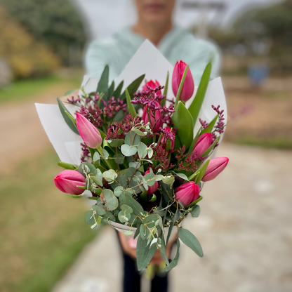 Ramo de Tulipanes Rosados