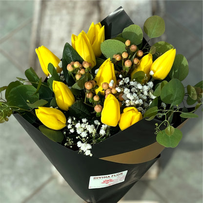 Ramo de Tulipanes Amarillos