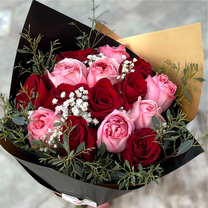 Ramo de 15 Rosas Mix Color