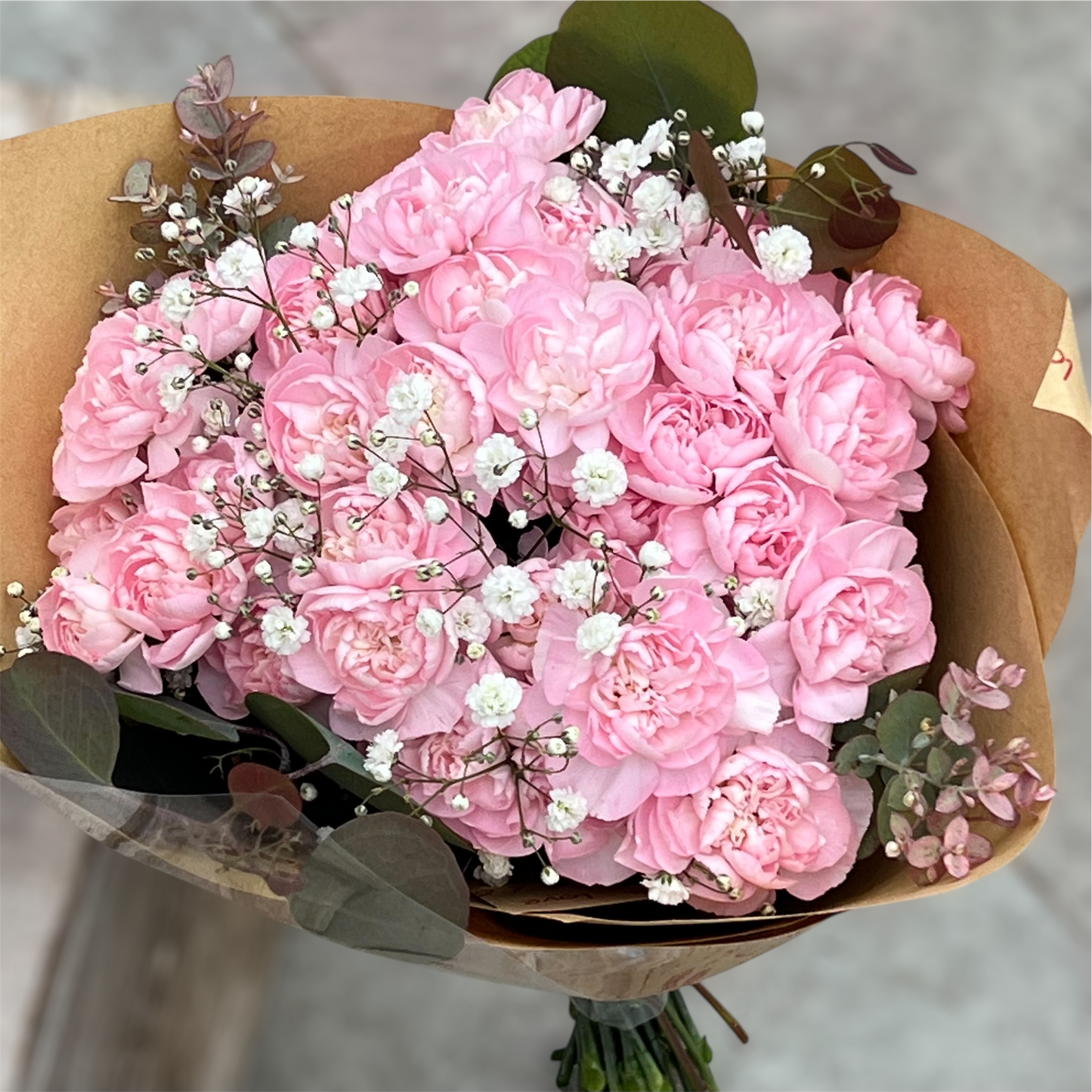 Ramo Clavel Spray Rosado