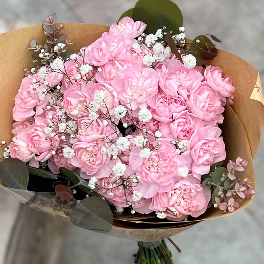 Ramo Clavel Spray Rosado