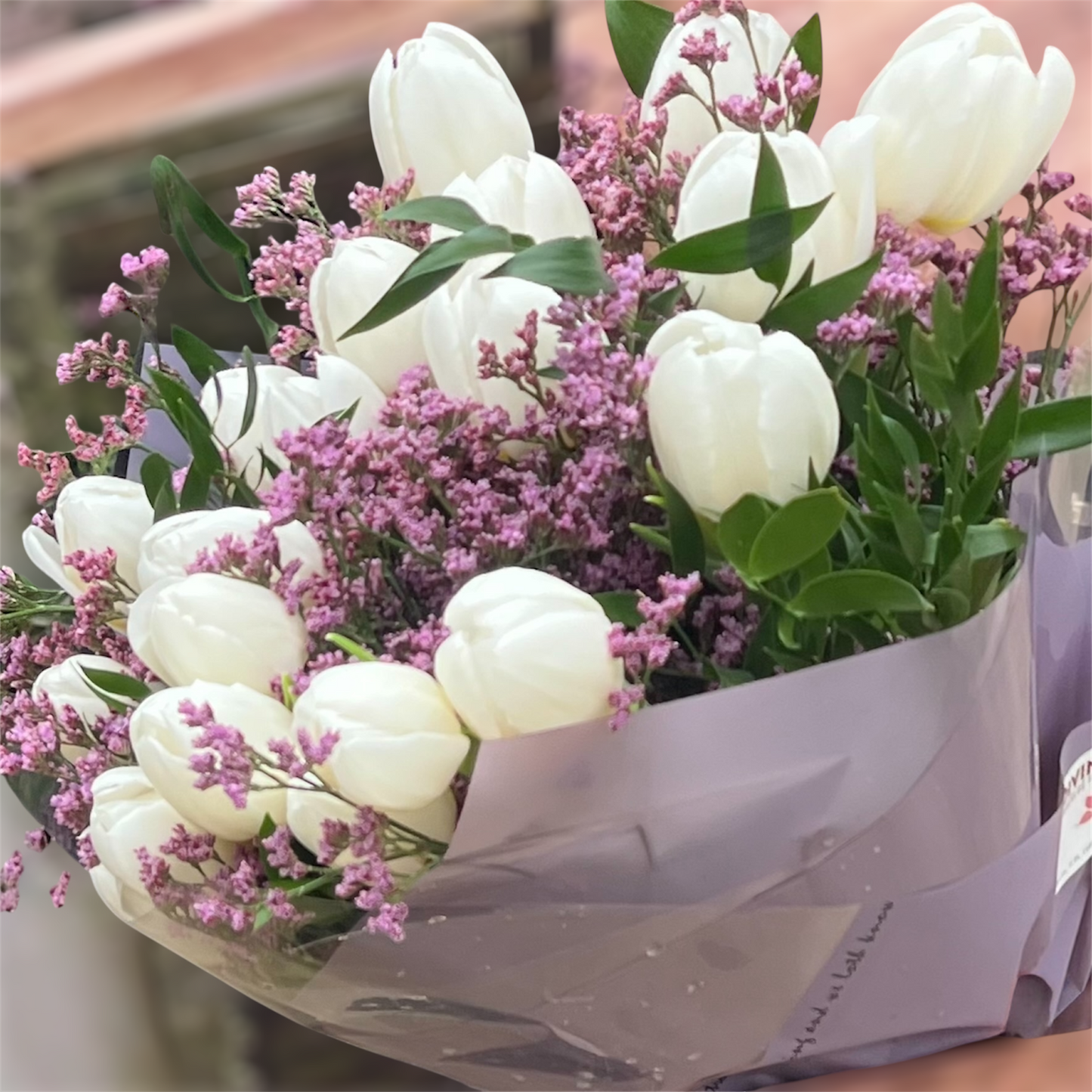 Ramo de Tulipanes Blancos