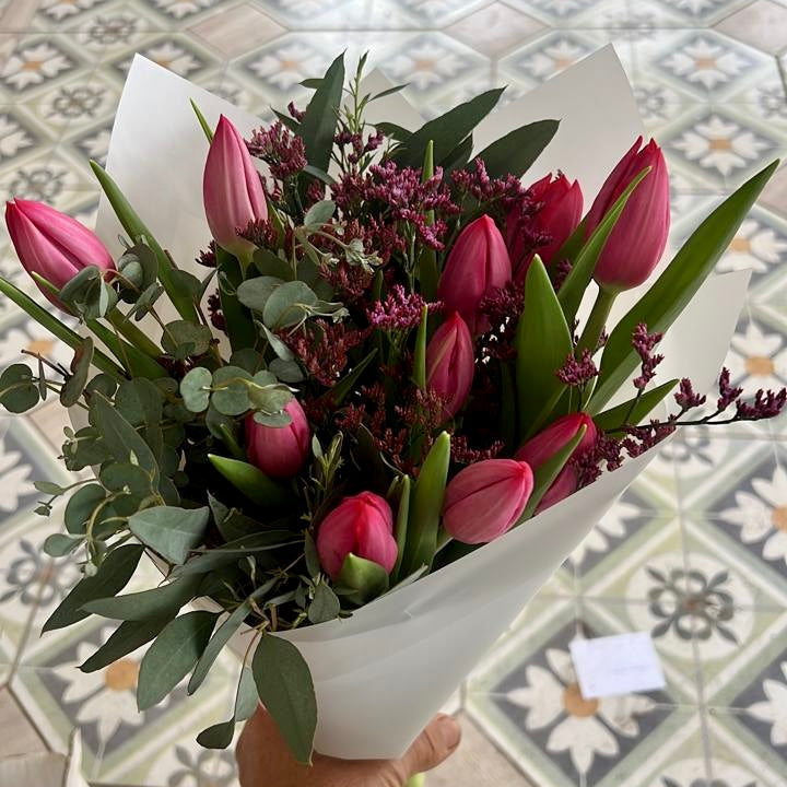 Ramo de Tulipanes Rosados